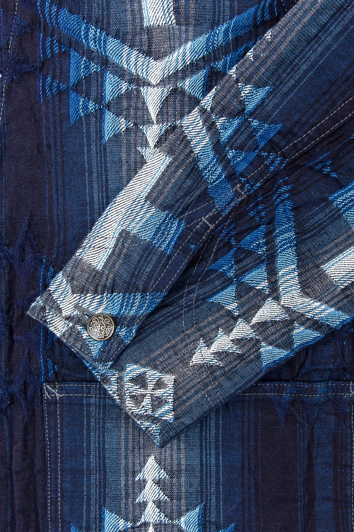 Sugar Cane & Co Native American Denim Work Coat