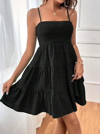 Summertime Smocked Square Neck Cami Dress (8 Colors)