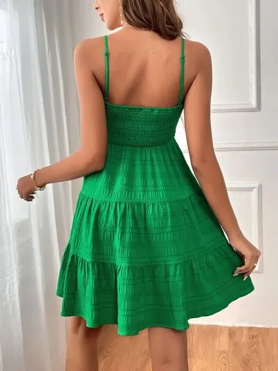 Summertime Smocked Square Neck Cami Dress (8 Colors)