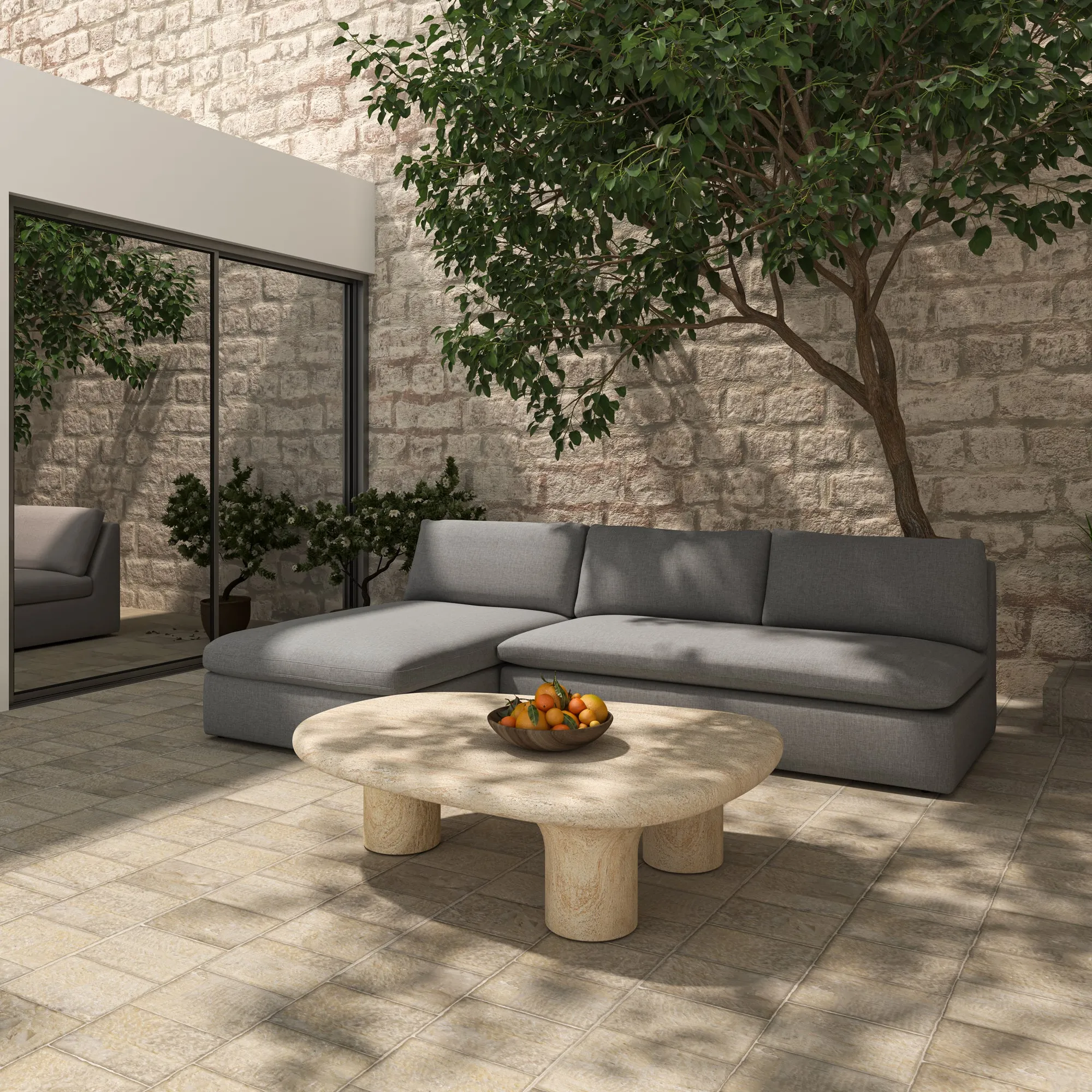 Sunbreeze Aluminum Outdoor Lounger