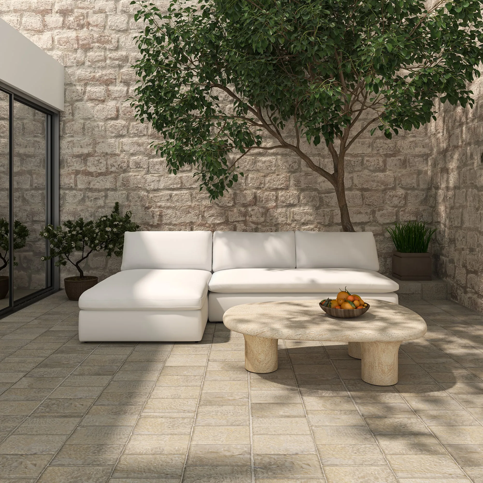 Sunbreeze Aluminum Outdoor Lounger