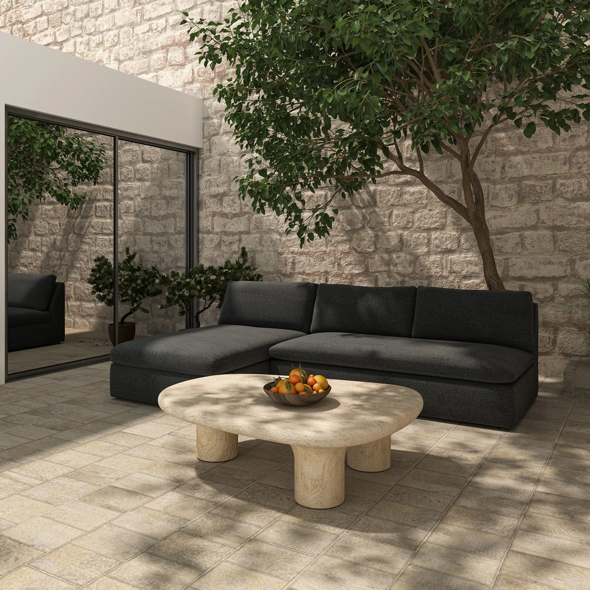 Sunbreeze Aluminum Outdoor Lounger