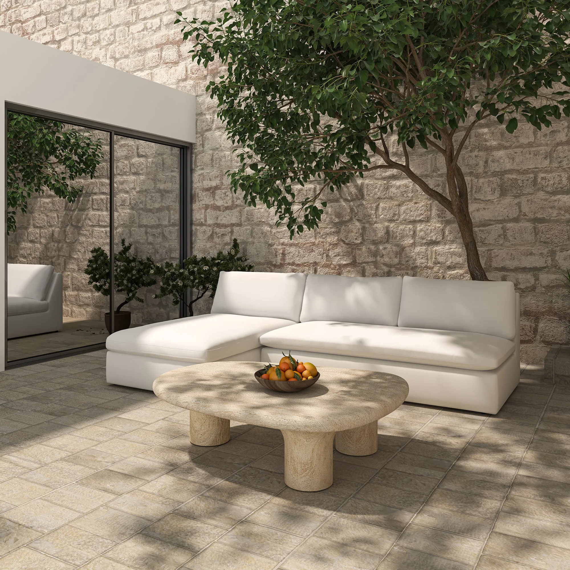 Sunbreeze Aluminum Outdoor Lounger