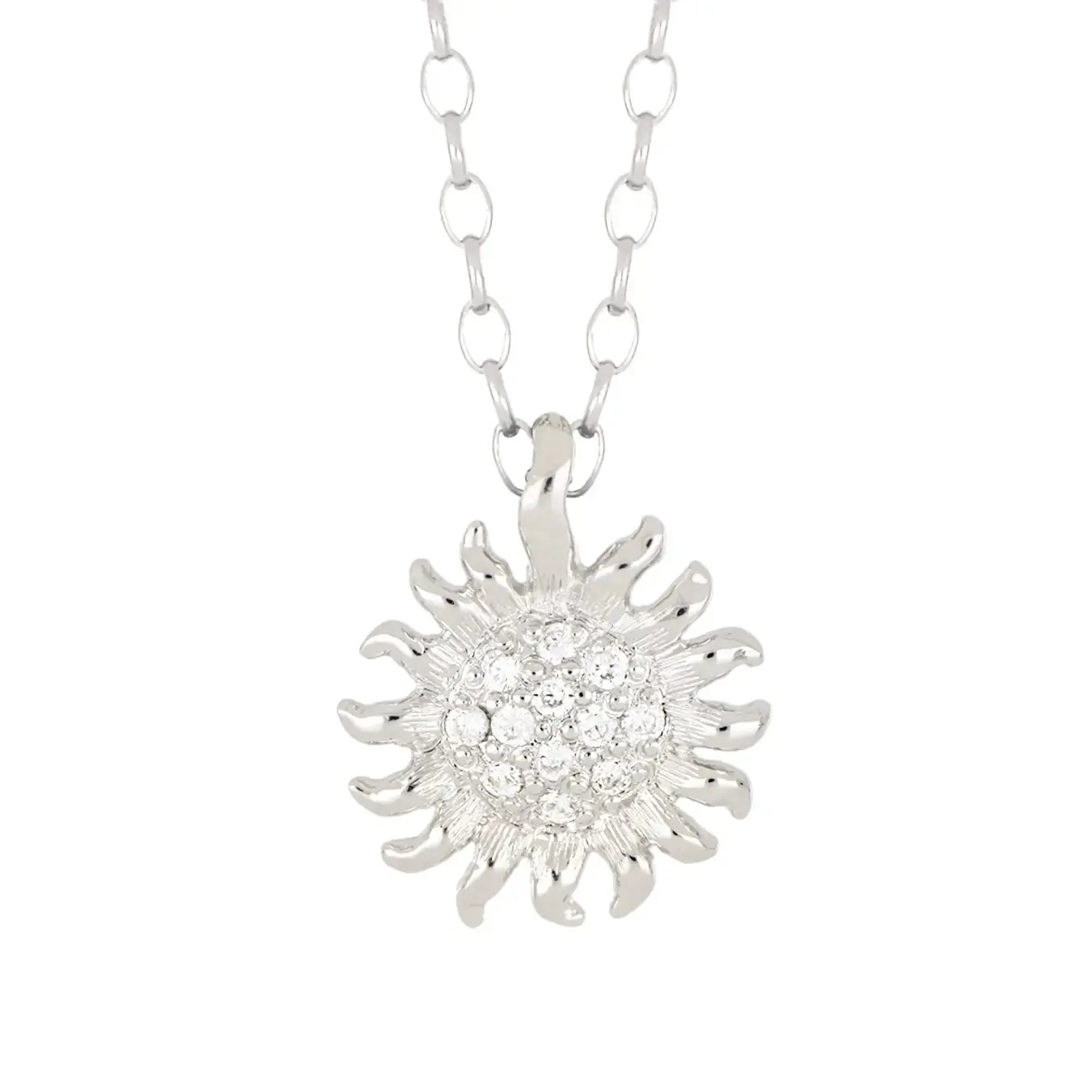 Sunshine Pave CZ Necklace