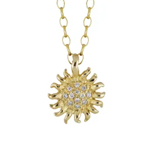 Sunshine Pave CZ Necklace