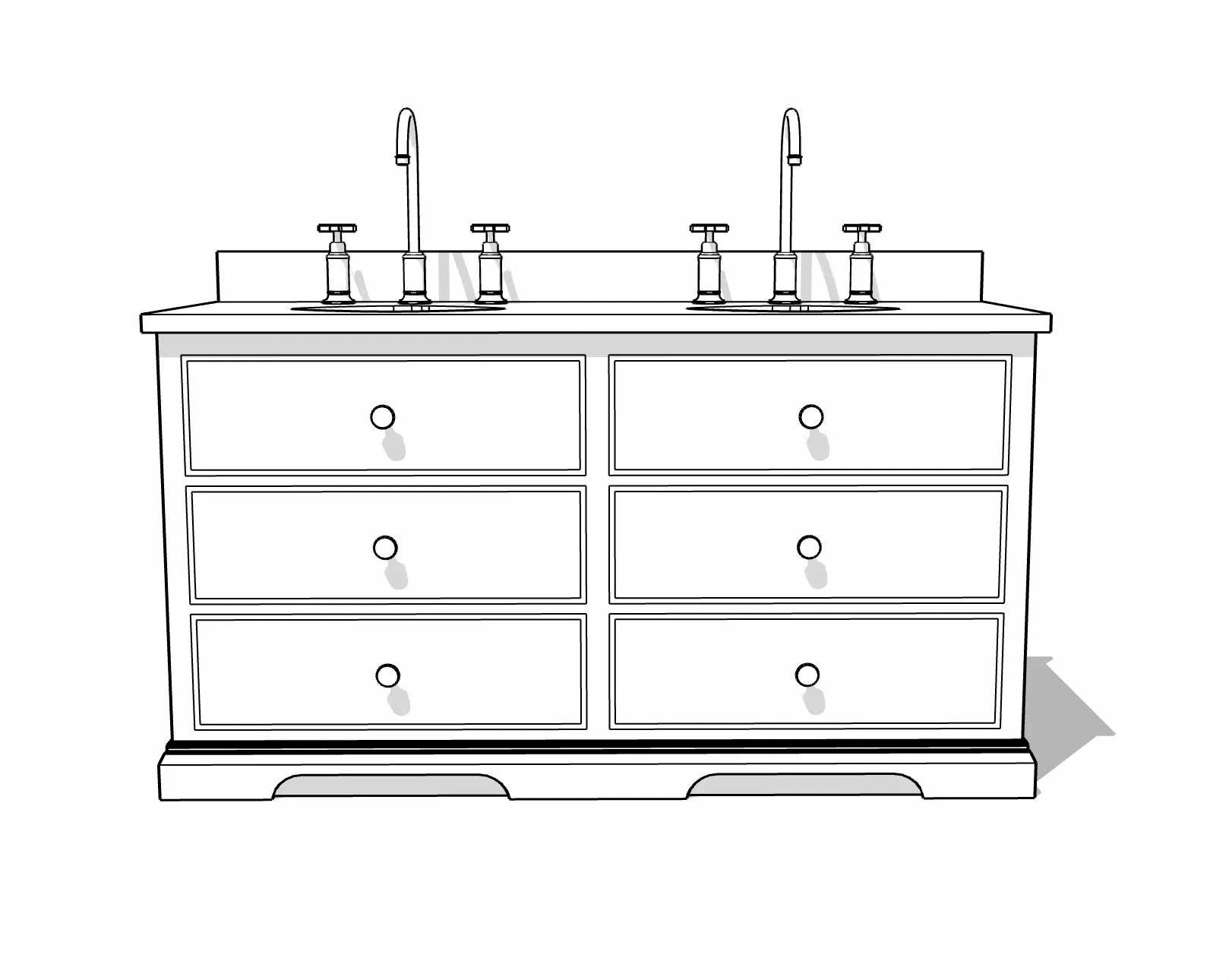 Sussex Vanity Unit