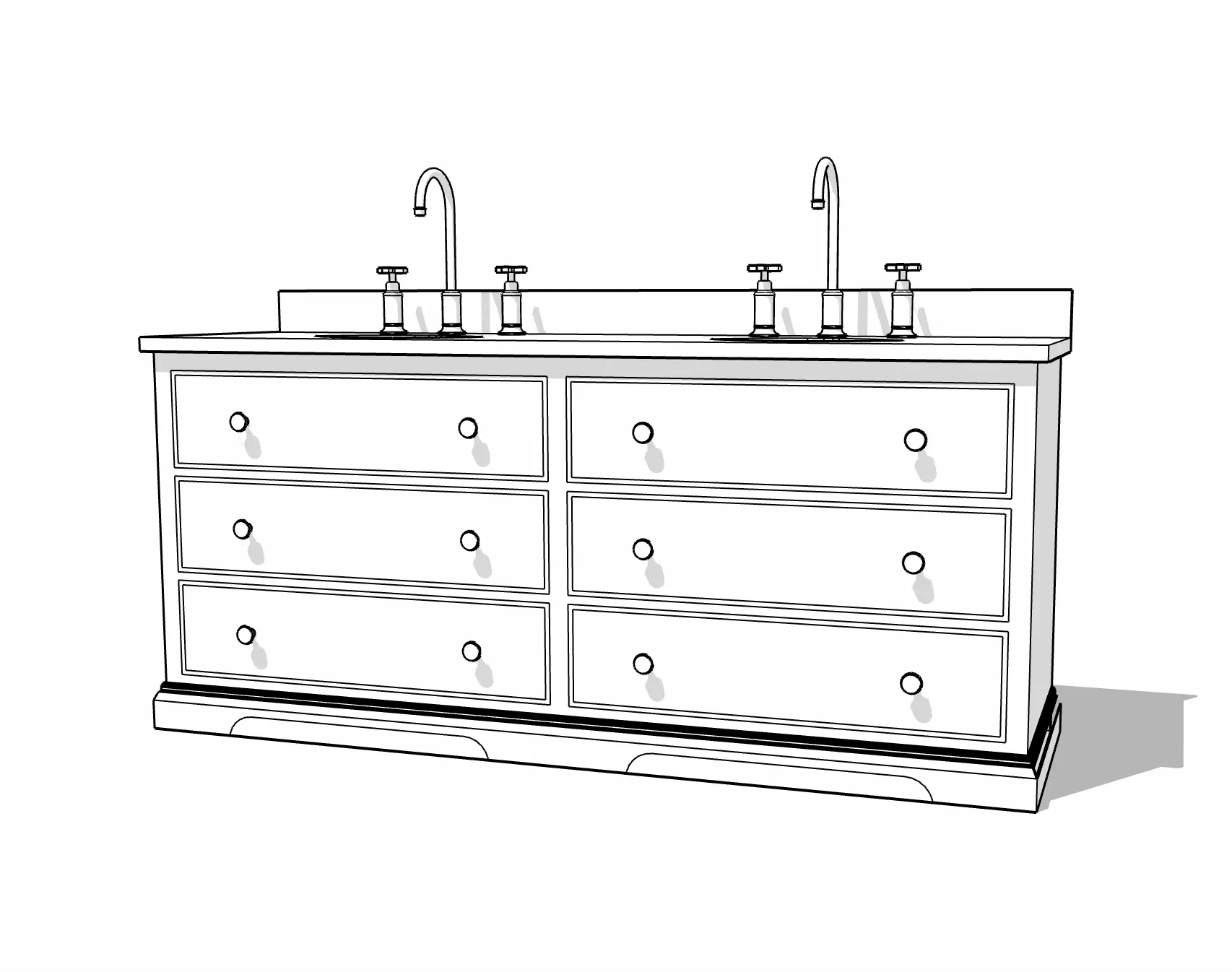 Sussex Vanity Unit