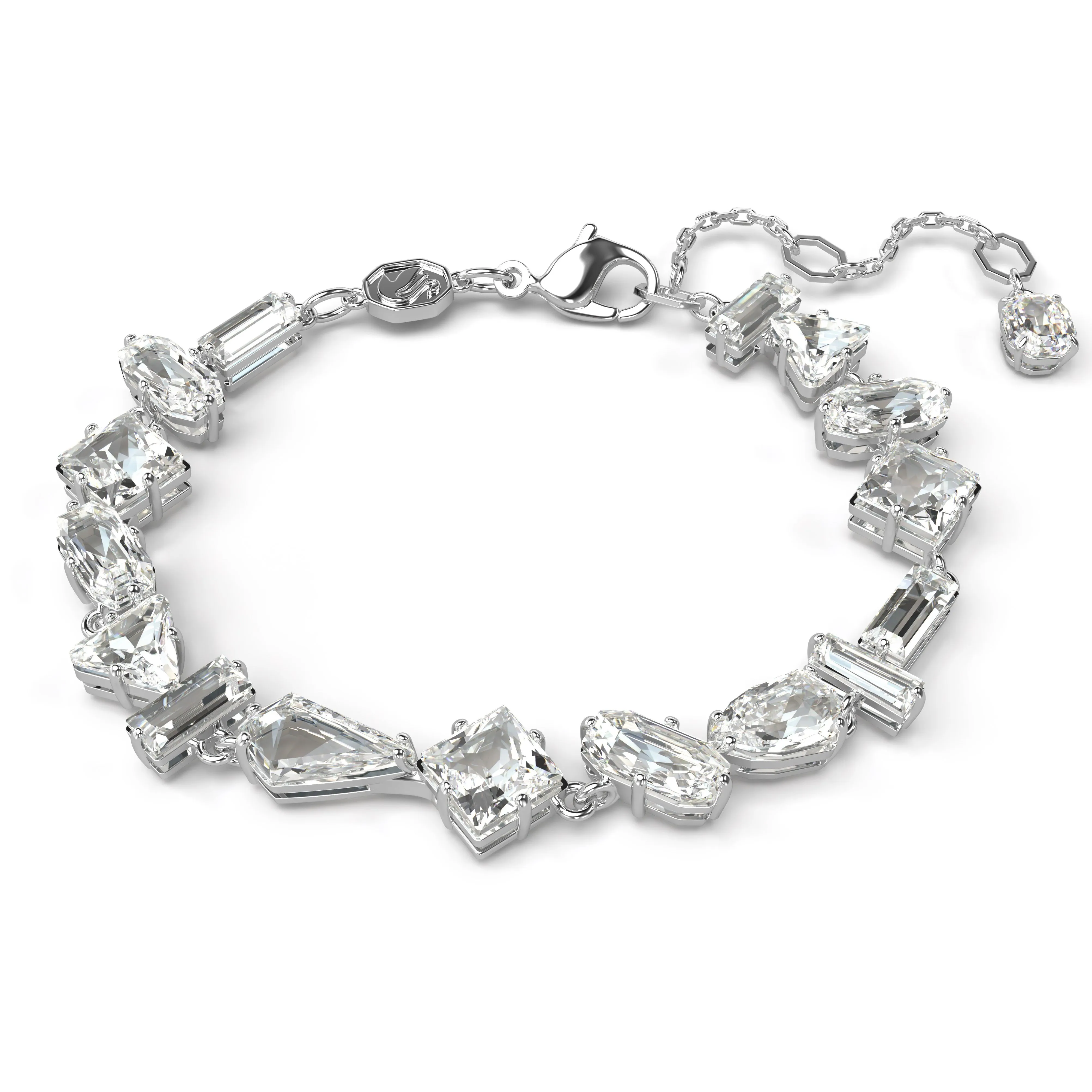 Swarovski Mesmera Rhodium Mixed Cuts Bracelet