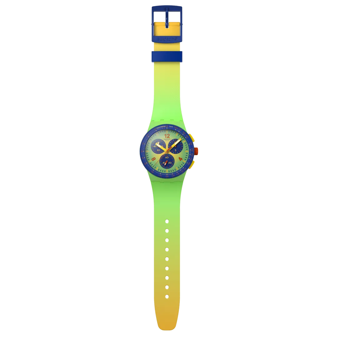 Swatch Flowing Freshly Originals Chrono 42mm Susg101 watch