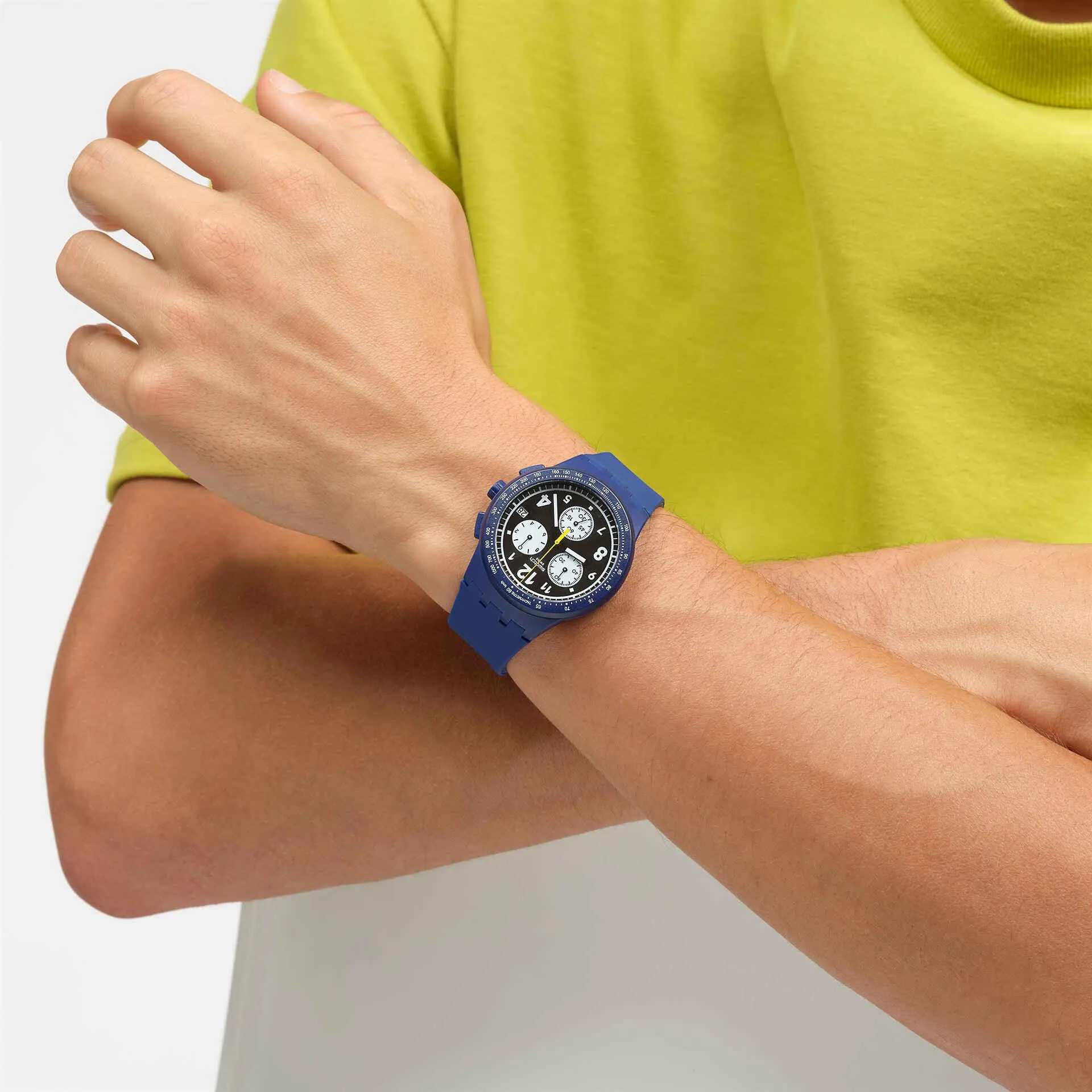Swatch Nothing Basic About Blue Originals Chrono Susn418 watch