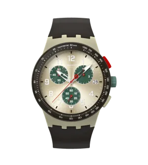 Swatch Obsidian Ink Originals Chrono 42mm Sust402 watch