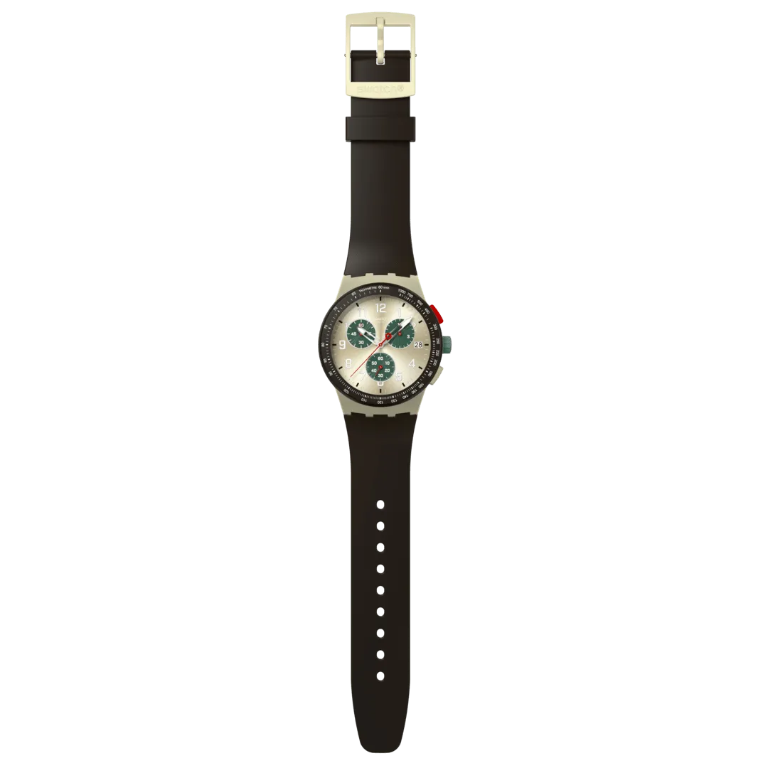 Swatch Obsidian Ink Originals Chrono 42mm Sust402 watch