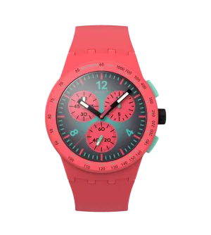 Swatch Paradiso watch Kinetiko Originals Chrono 42mm Susp100