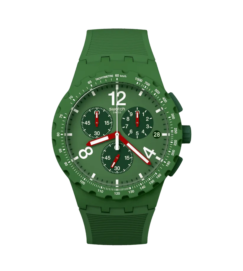 Swatch Primarily Green Originals Chrono 42mm Susg407