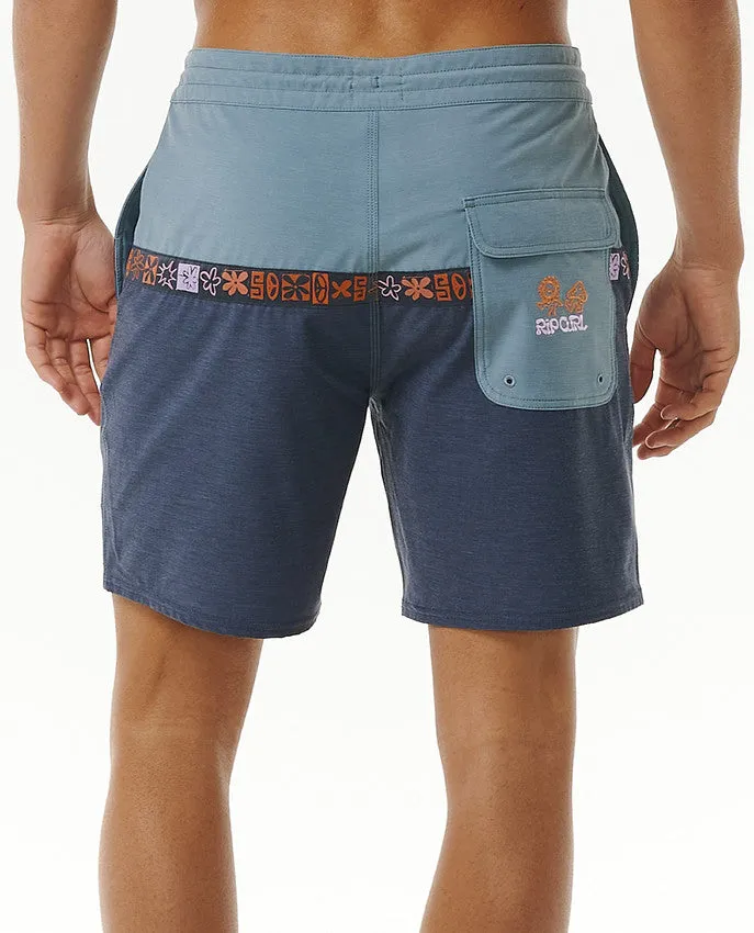 SWC FUNGI LAYDAY BOARDSHORT - DARK NAVY