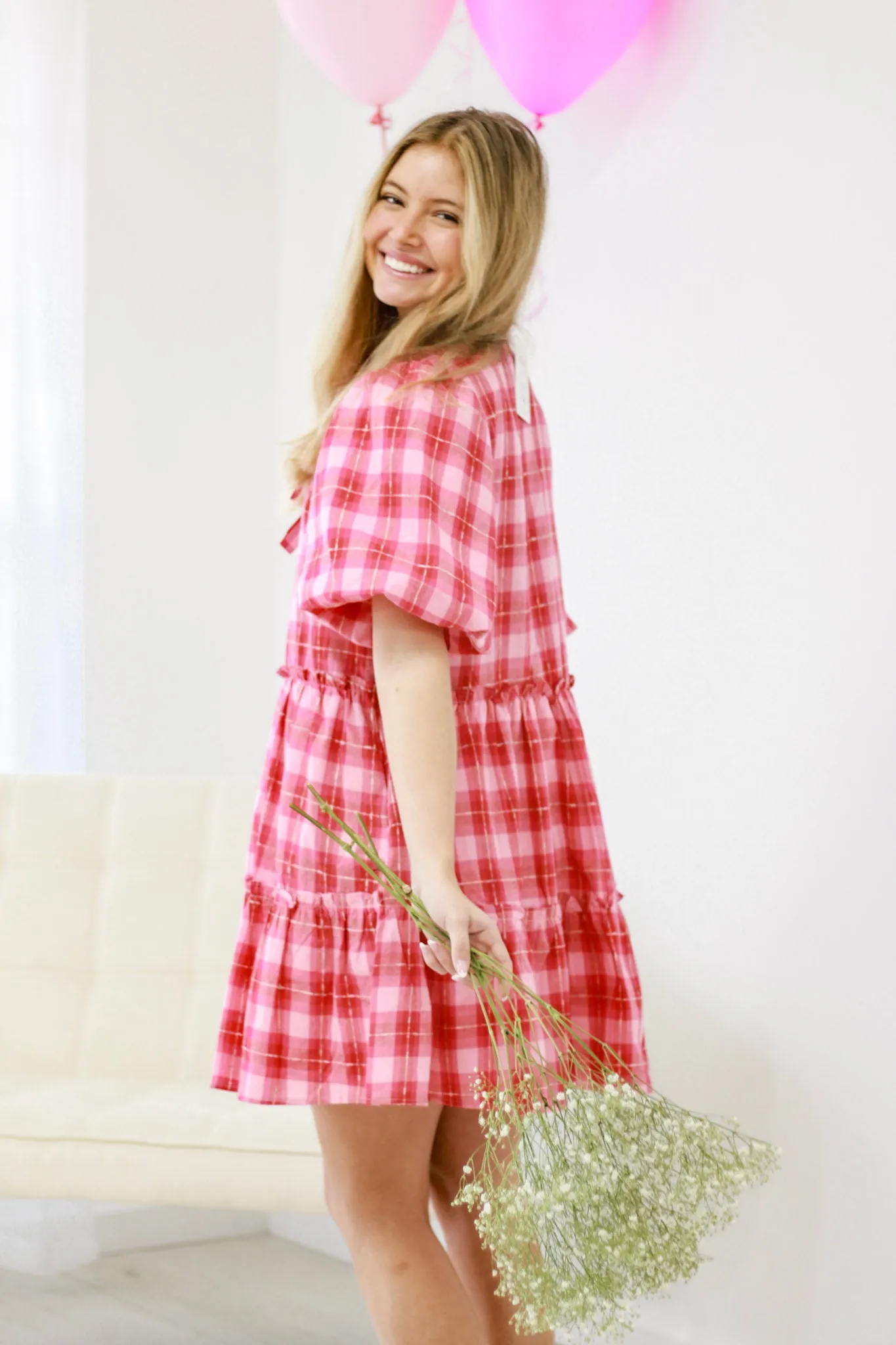 Sweet As Sugar Plaid Dress