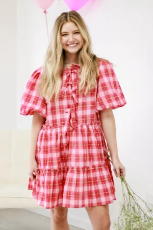 Sweet As Sugar Plaid Dress