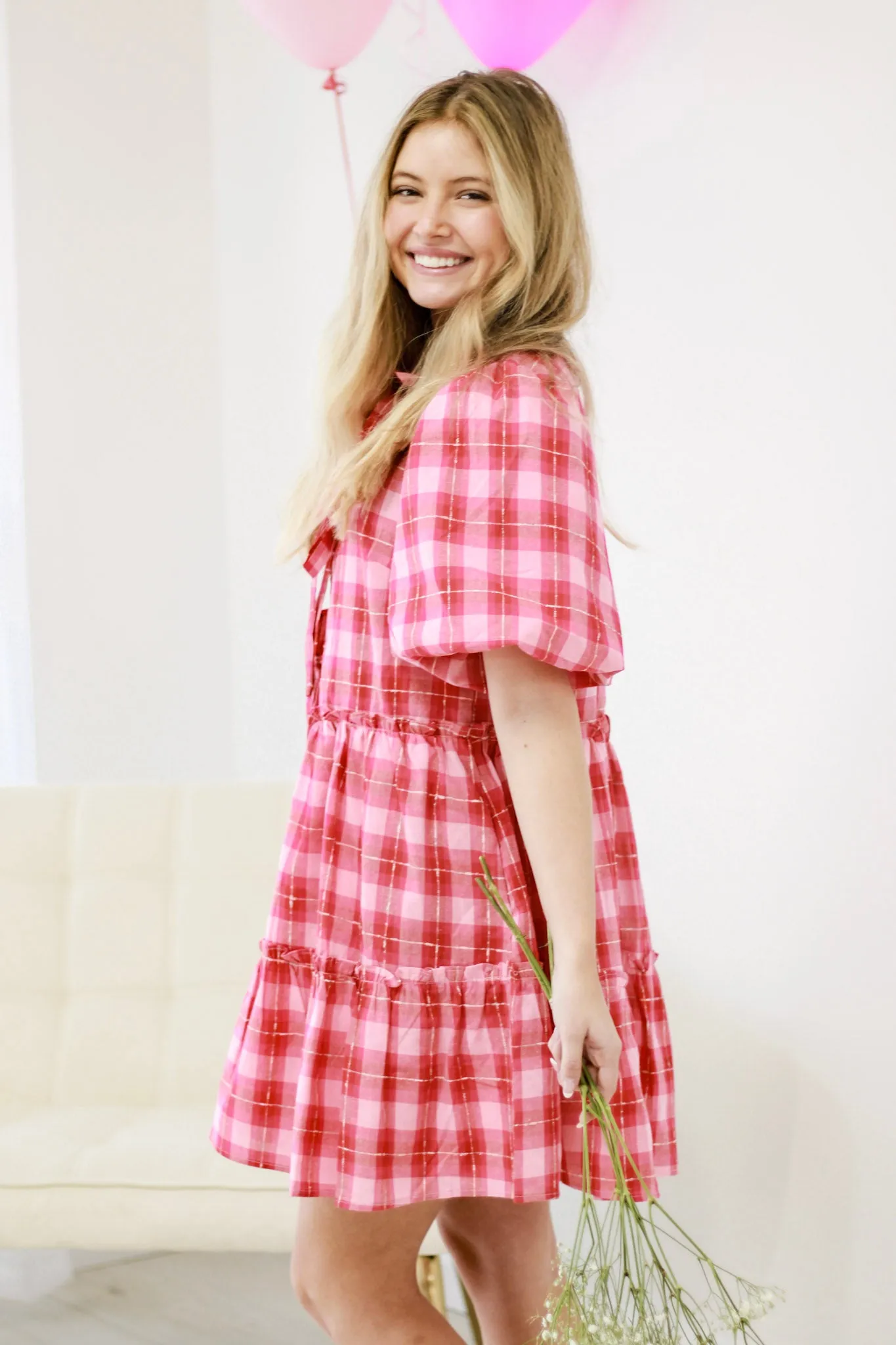 Sweet As Sugar Plaid Dress