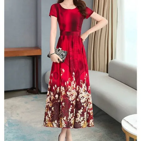 Sweet Fashion Printed Long Dress