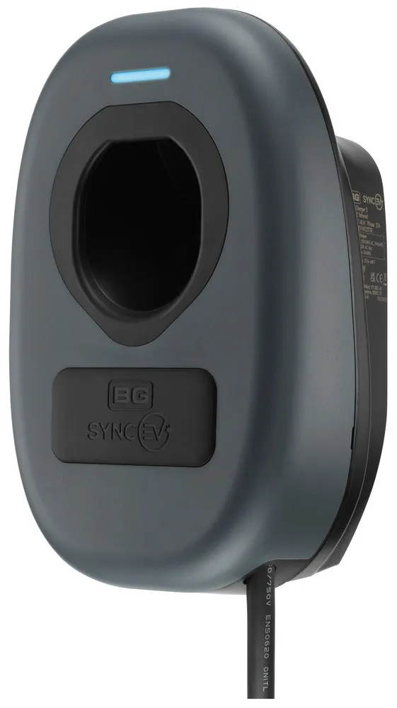 SyncEV EVWC2T7G Wall Charger 7.4kW - Tethered with Wi-Fi