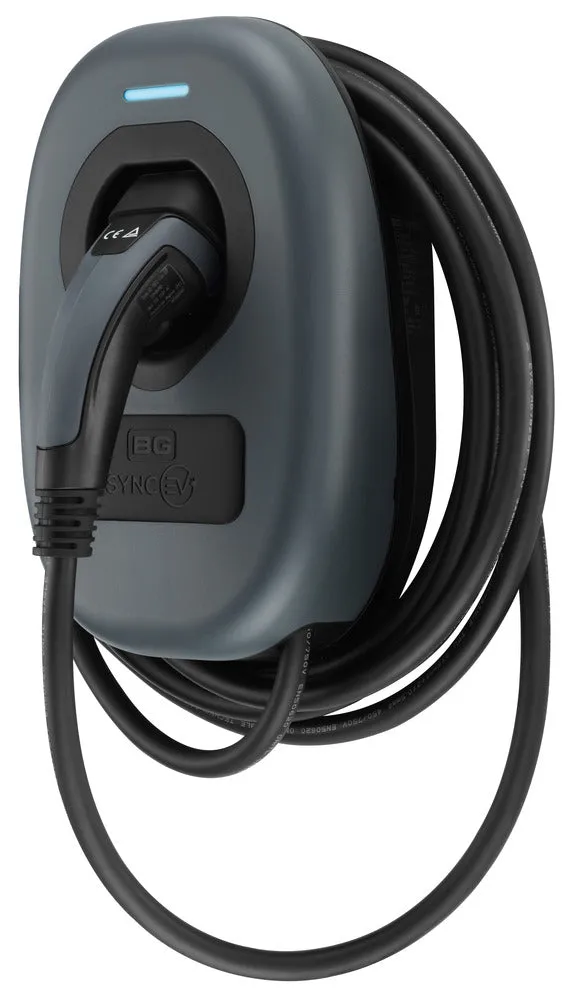 SyncEV EVWC2T7G Wall Charger 7.4kW - Tethered with Wi-Fi