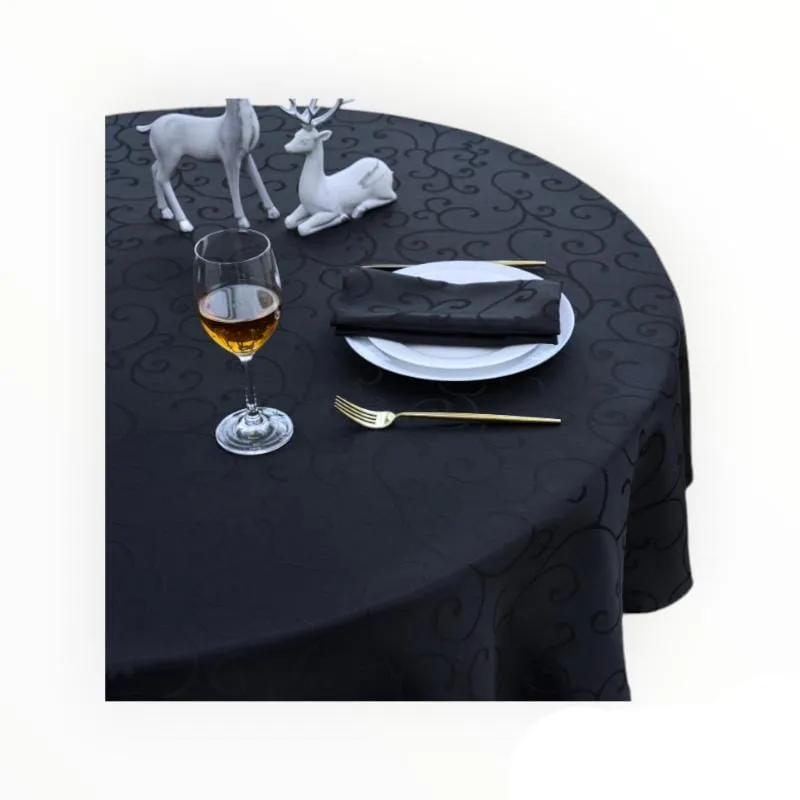 Tabling Scroll Black 280 cm