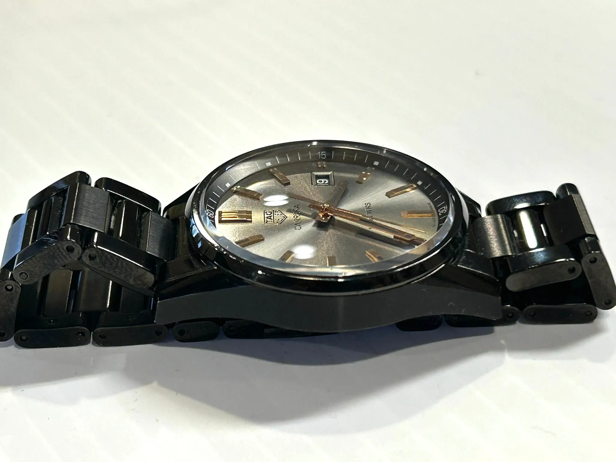 TAG Heuer Carrera Special Edition 39mm Men's Quartz Watch WAR1113 Black PVD