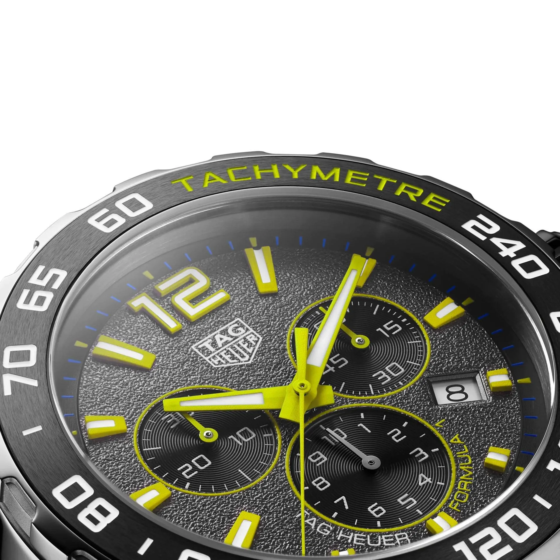 Tag Heuer clock Formula 1 43mm gray chronograph quartz steel caz101ag.fc8304