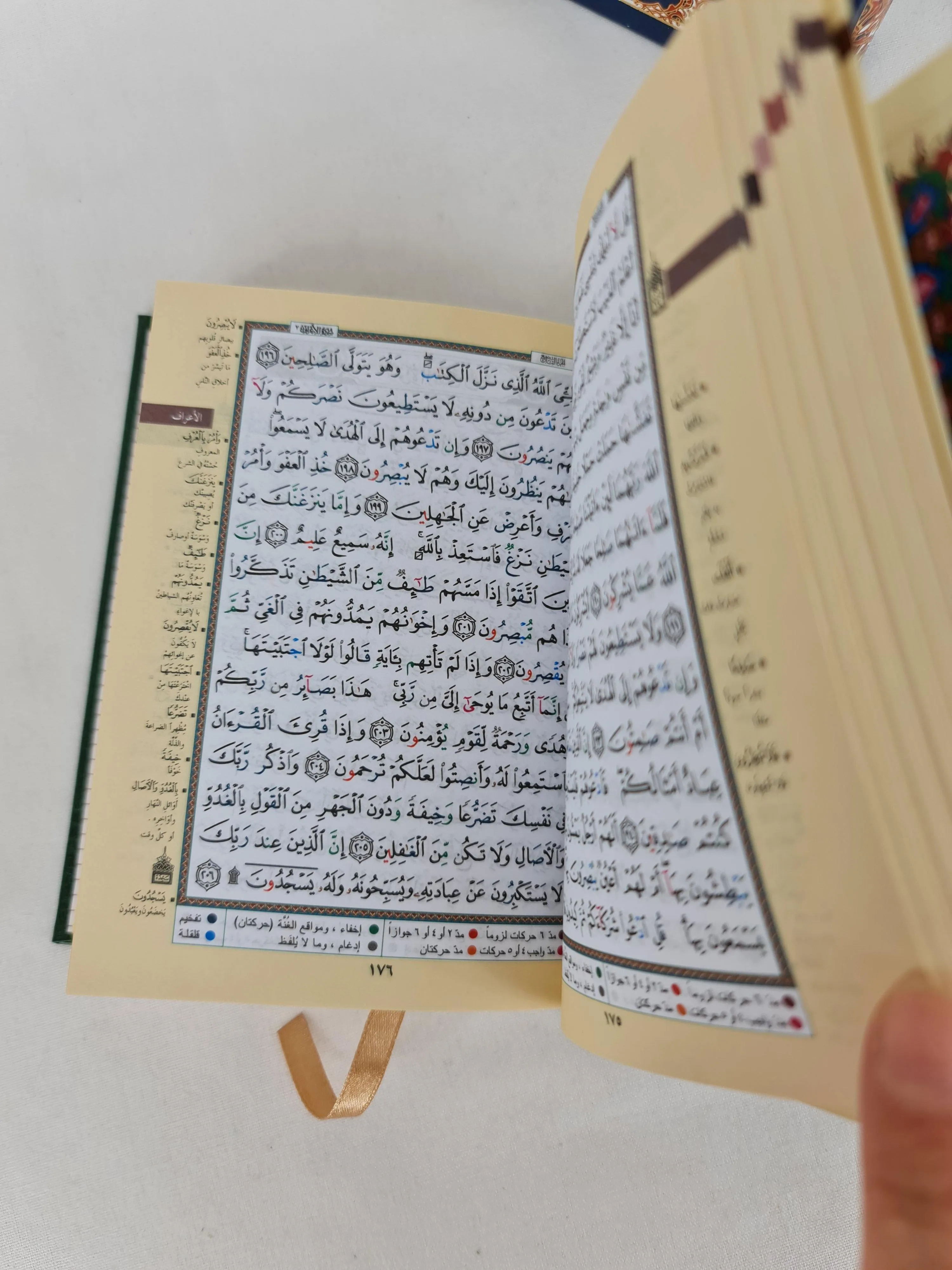 Tajweed Quran Arabic Islam Color Coded Whole Quraan Hardcover (17*12CM)