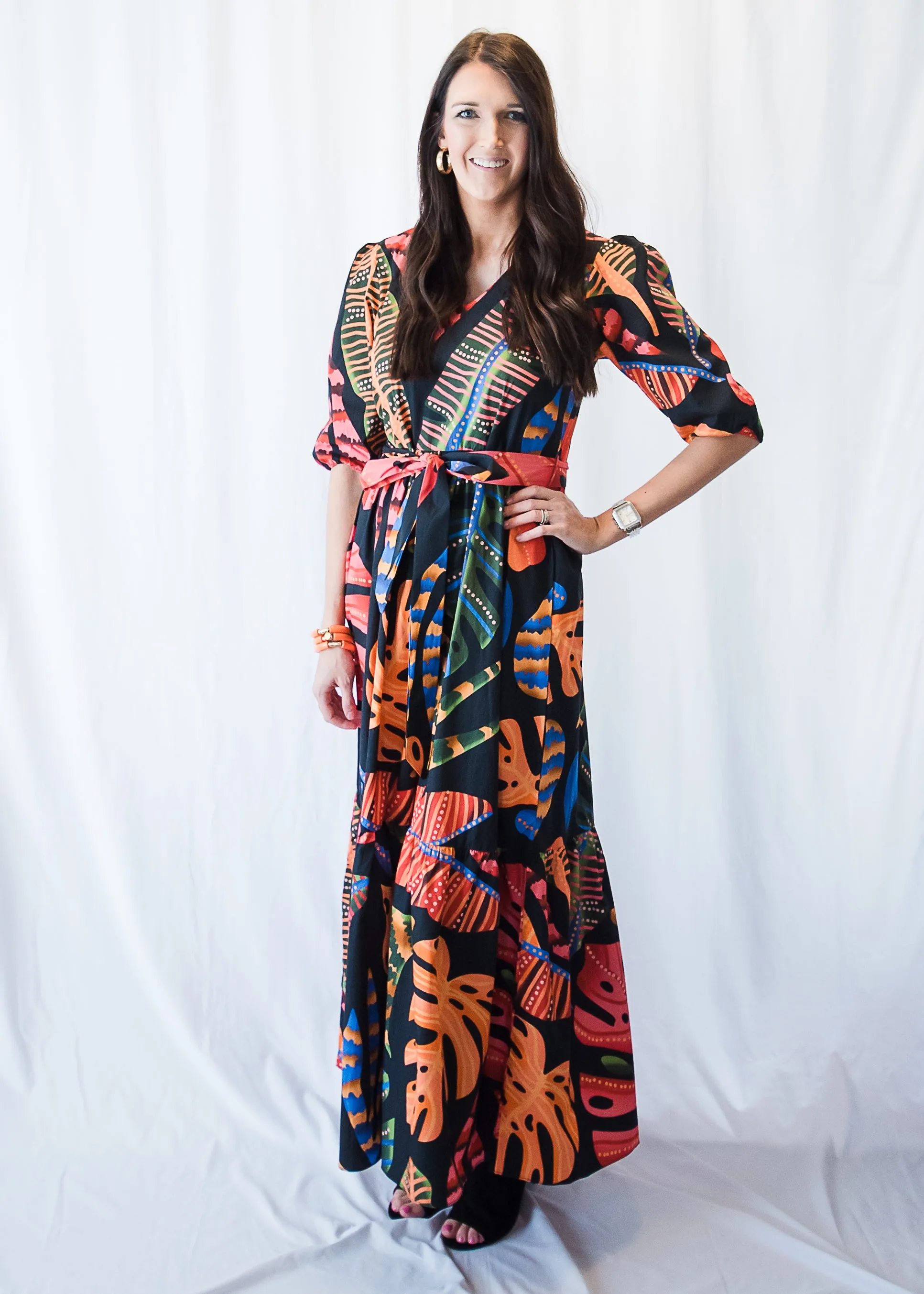 Take It or "Leaf" It Multi-Colored Maxi