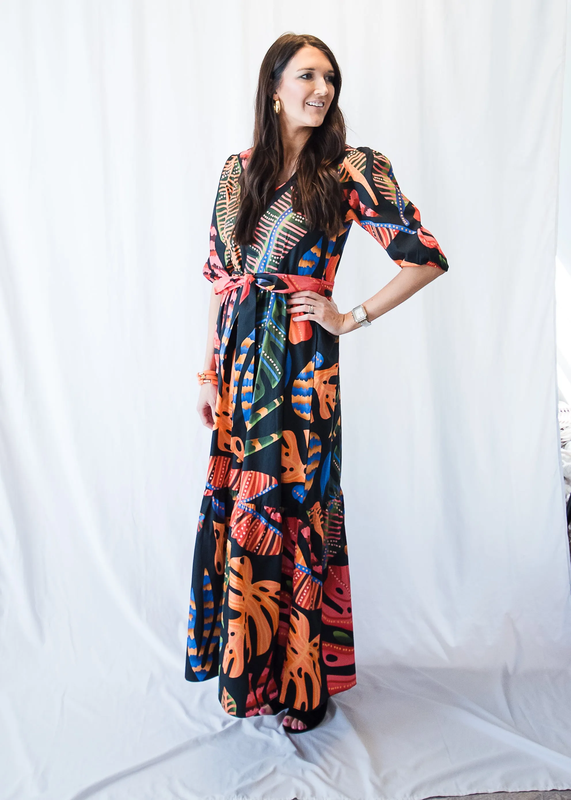 Take It or "Leaf" It Multi-Colored Maxi