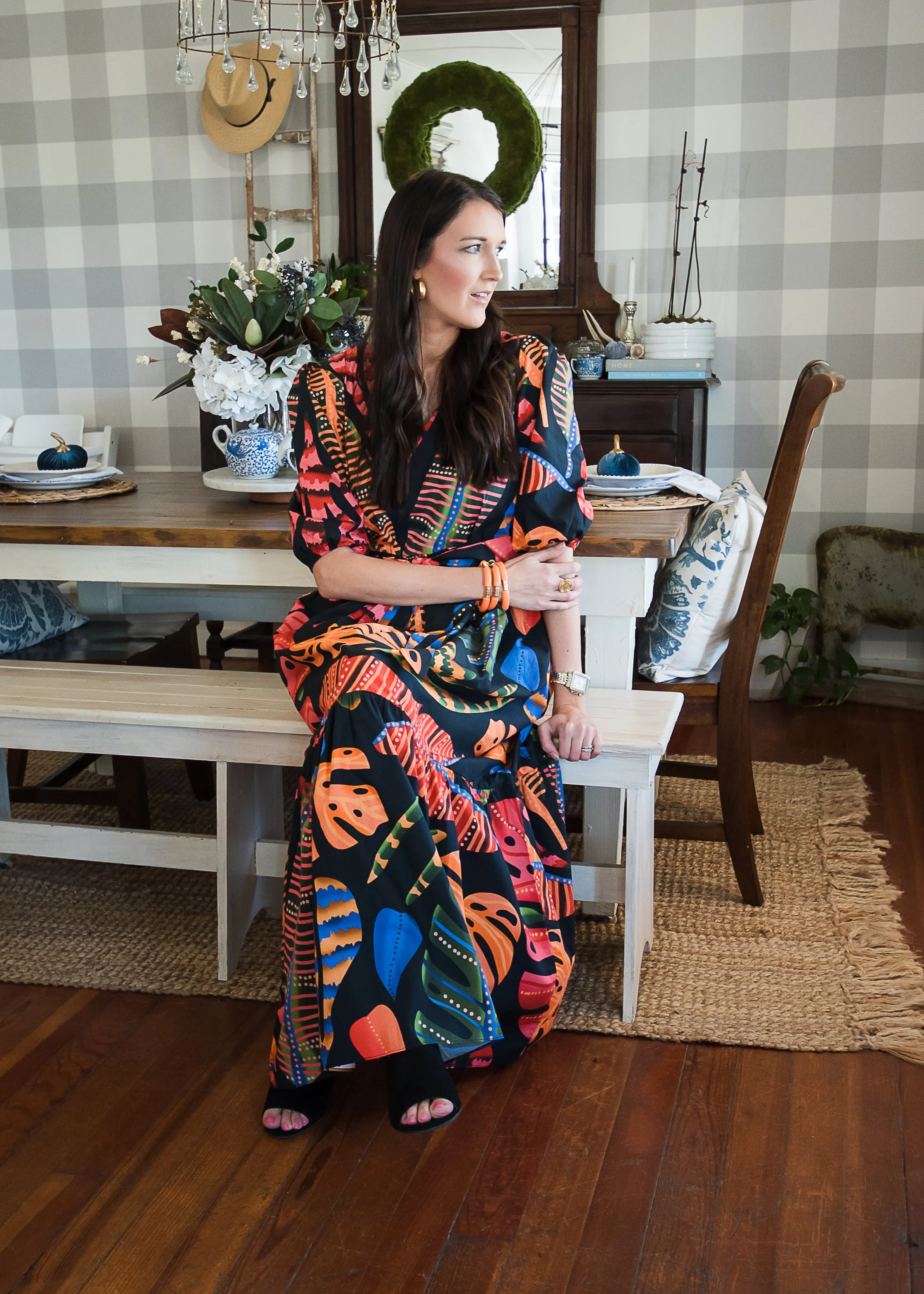 Take It or "Leaf" It Multi-Colored Maxi