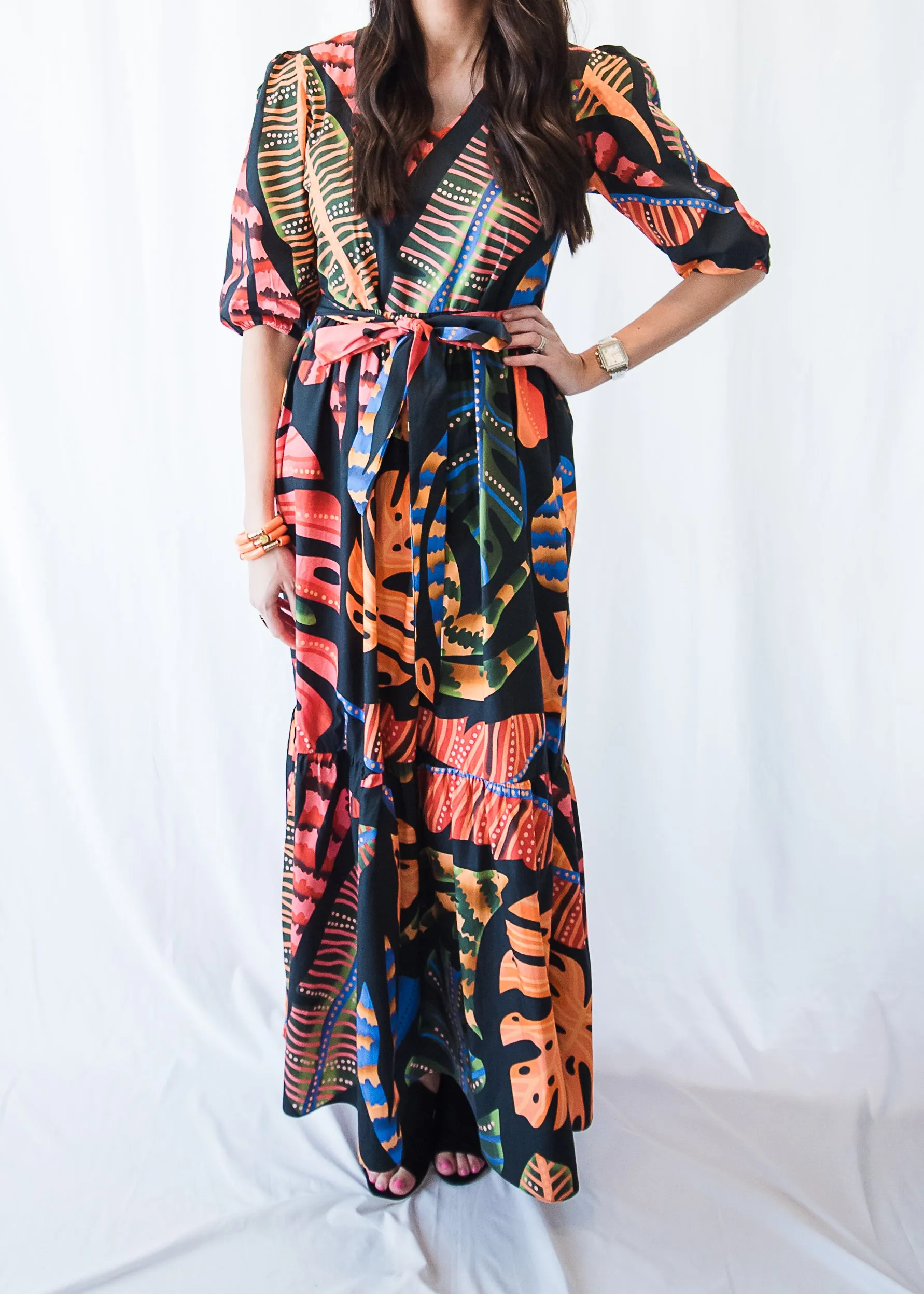 Take It or "Leaf" It Multi-Colored Maxi