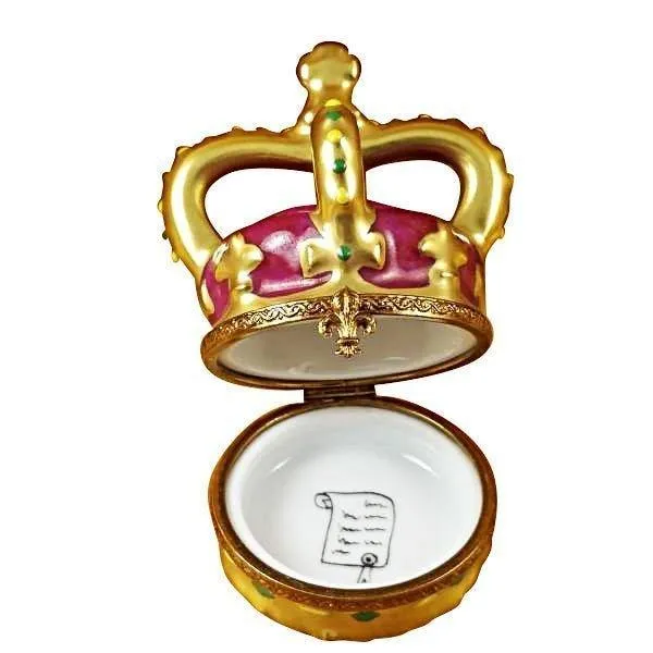 Tall Crown limoges box