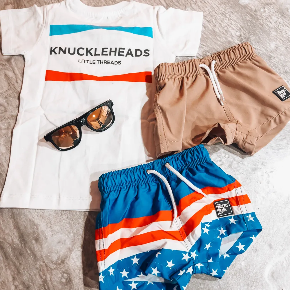 Tan Swim Shorts