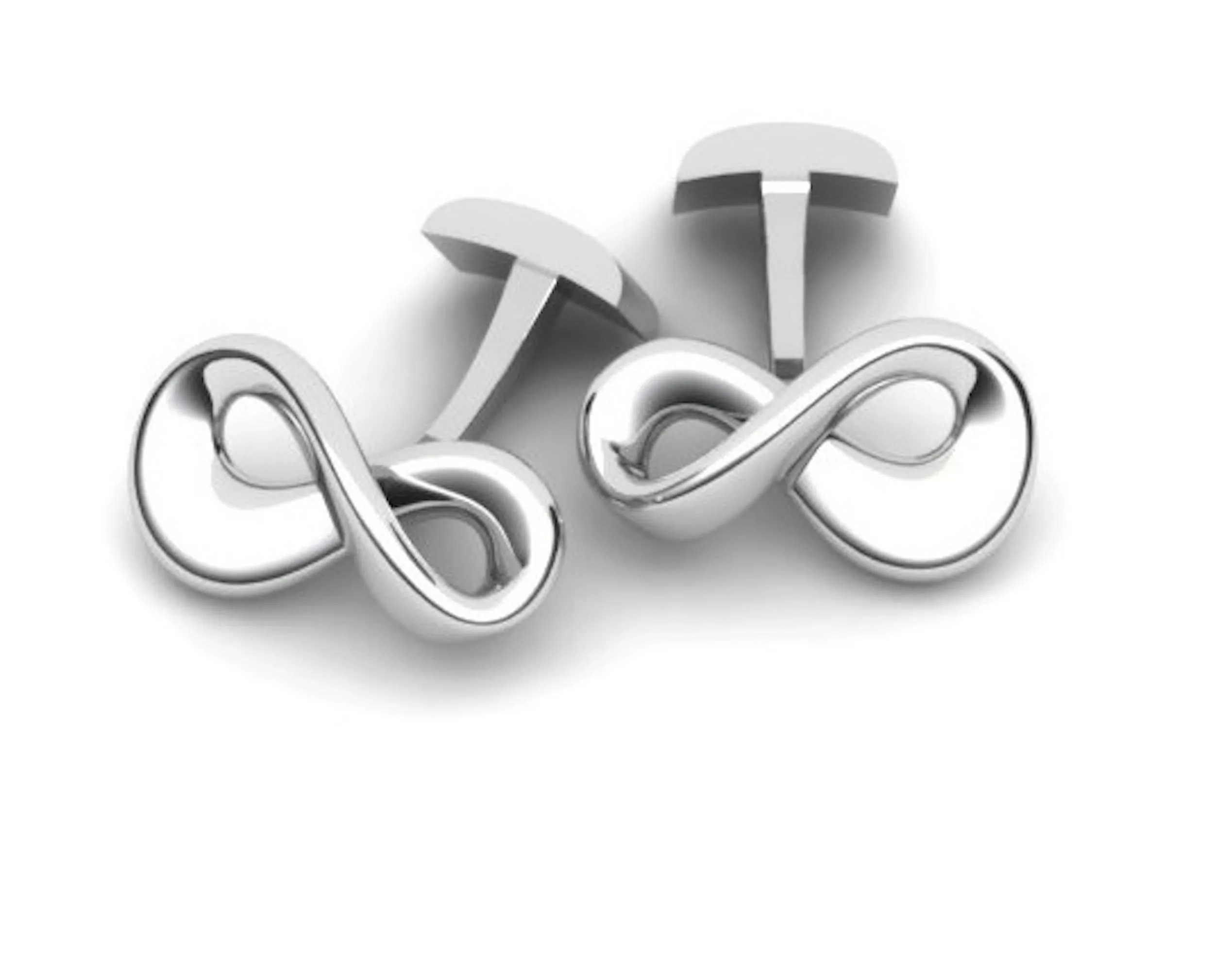 Tangled Sterling Silver Cufflinks by Krysaliis