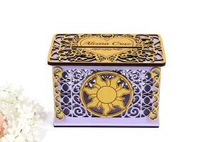 Tangled Sun Wedding Card Box, Rapunzel Quinceanera Money Box, Personalized Lockable Card Box for Sweet 16, Wooden Box for Wedding Greetings, Wedding Gift, Handmade Gift