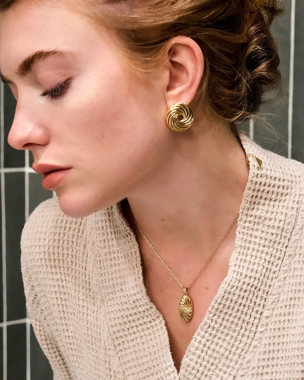 Tarte Normande CZ Pendant Necklace