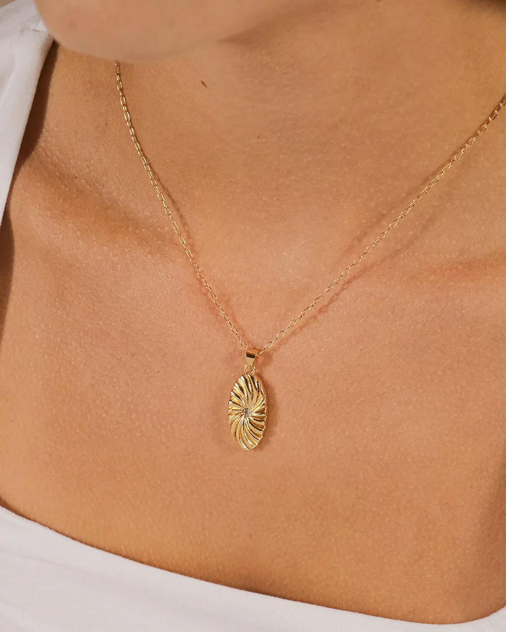 Tarte Normande CZ Pendant Necklace