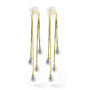 Teardrop Earrings Gold