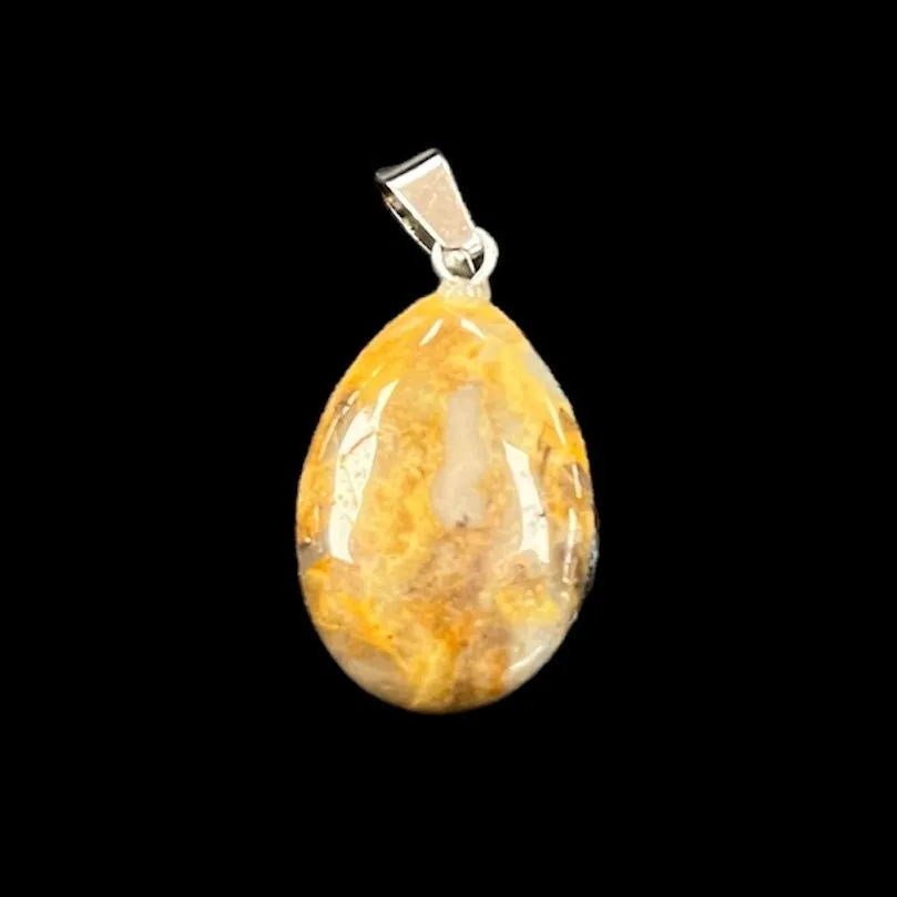 Teardrop Pendant - Assorted Materials