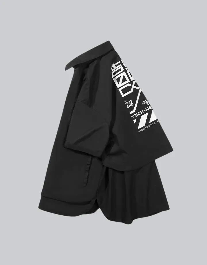 Techwear Cyberpunk Kimono