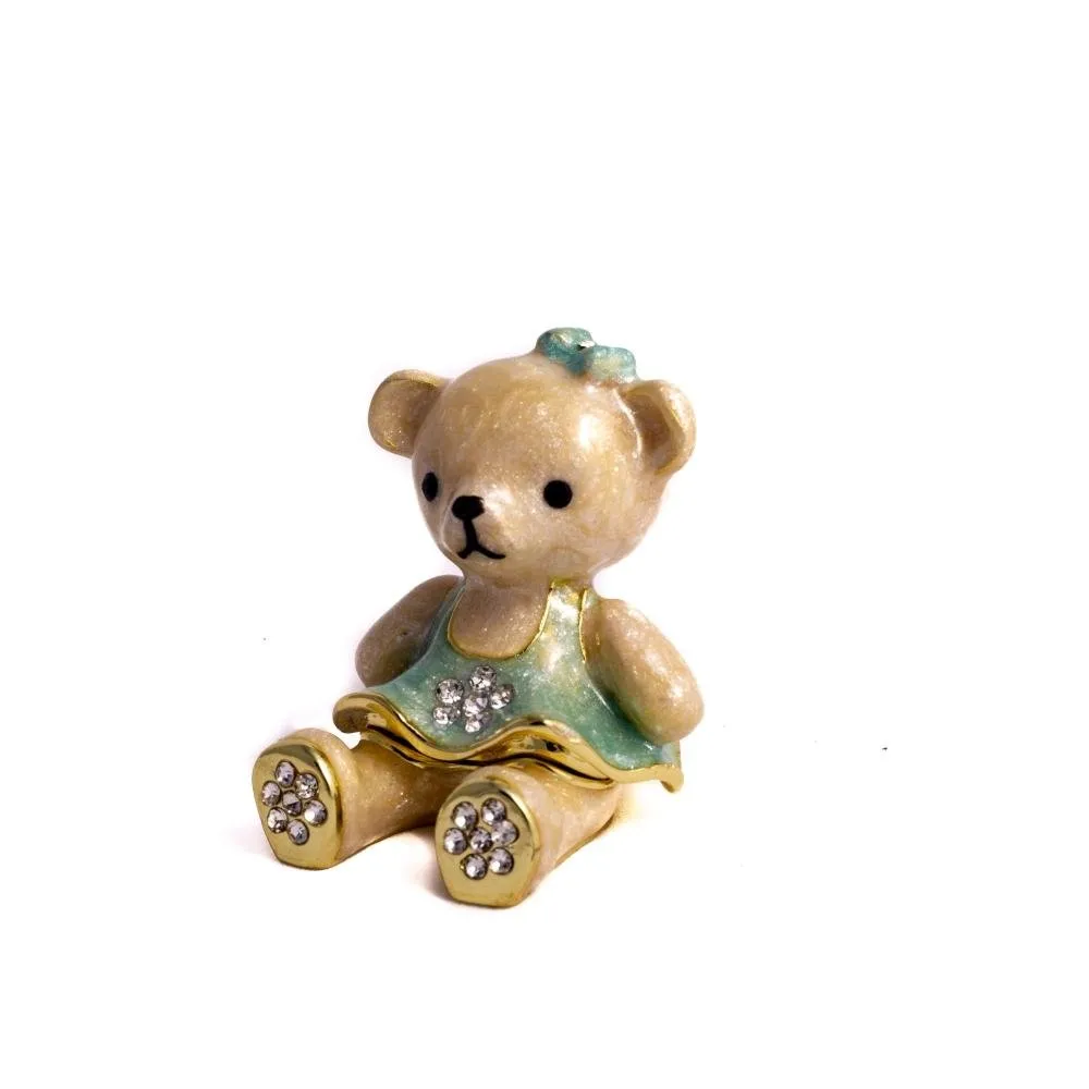 Teddy Bear with Turquoise Dress