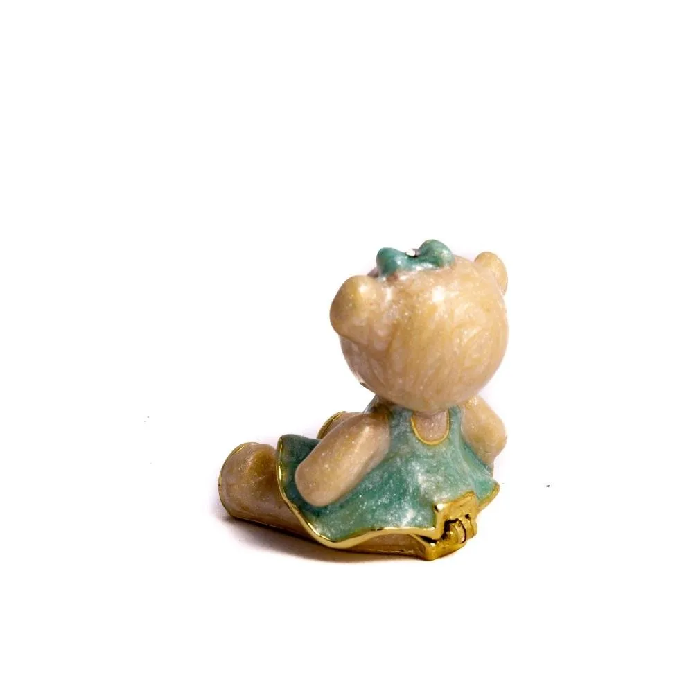 Teddy Bear with Turquoise Dress