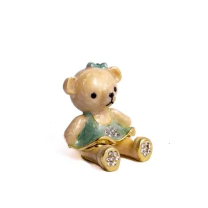Teddy Bear with Turquoise Dress