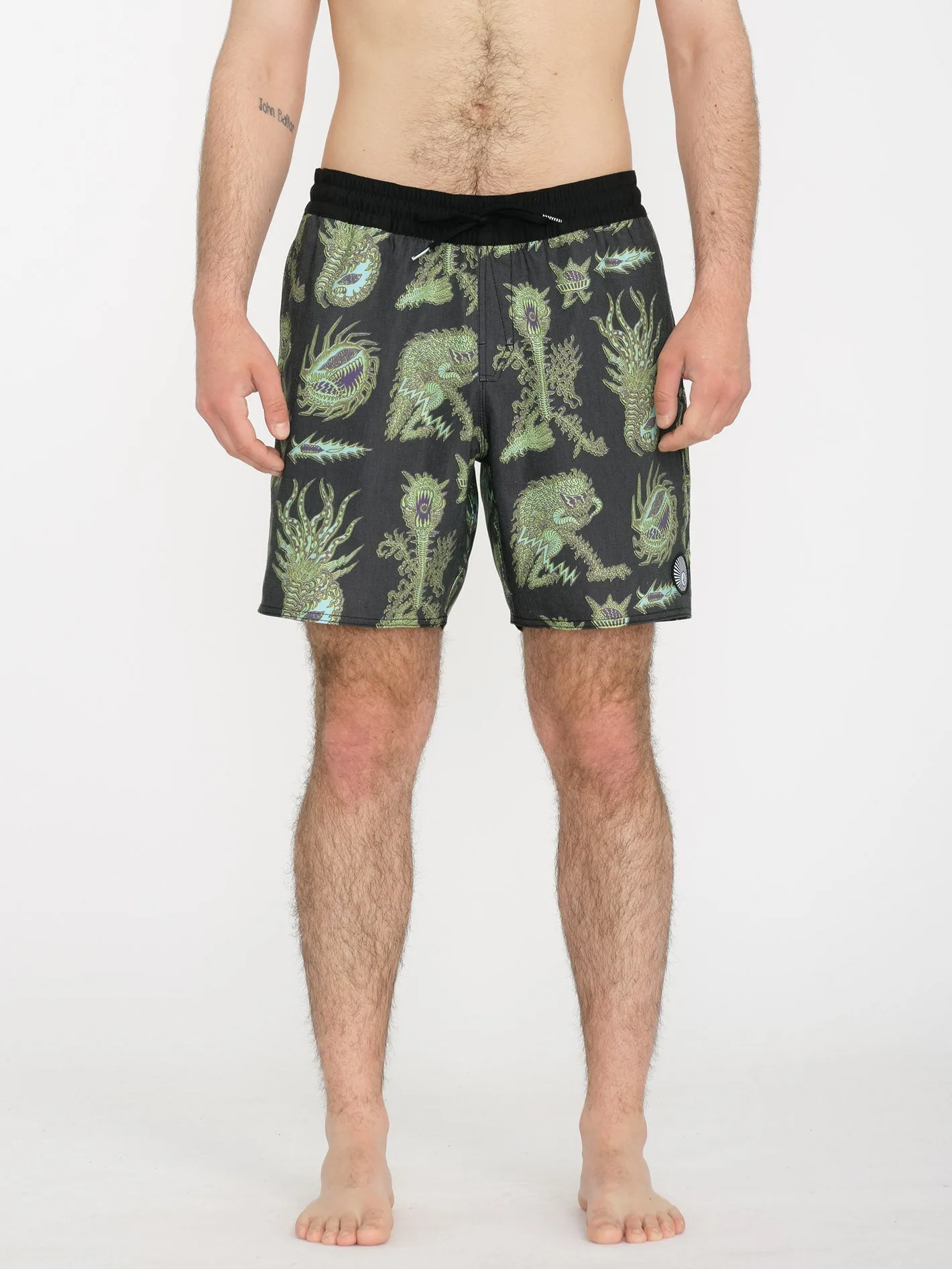 Tetsunori Trunk 17" Boardshort - BLACK