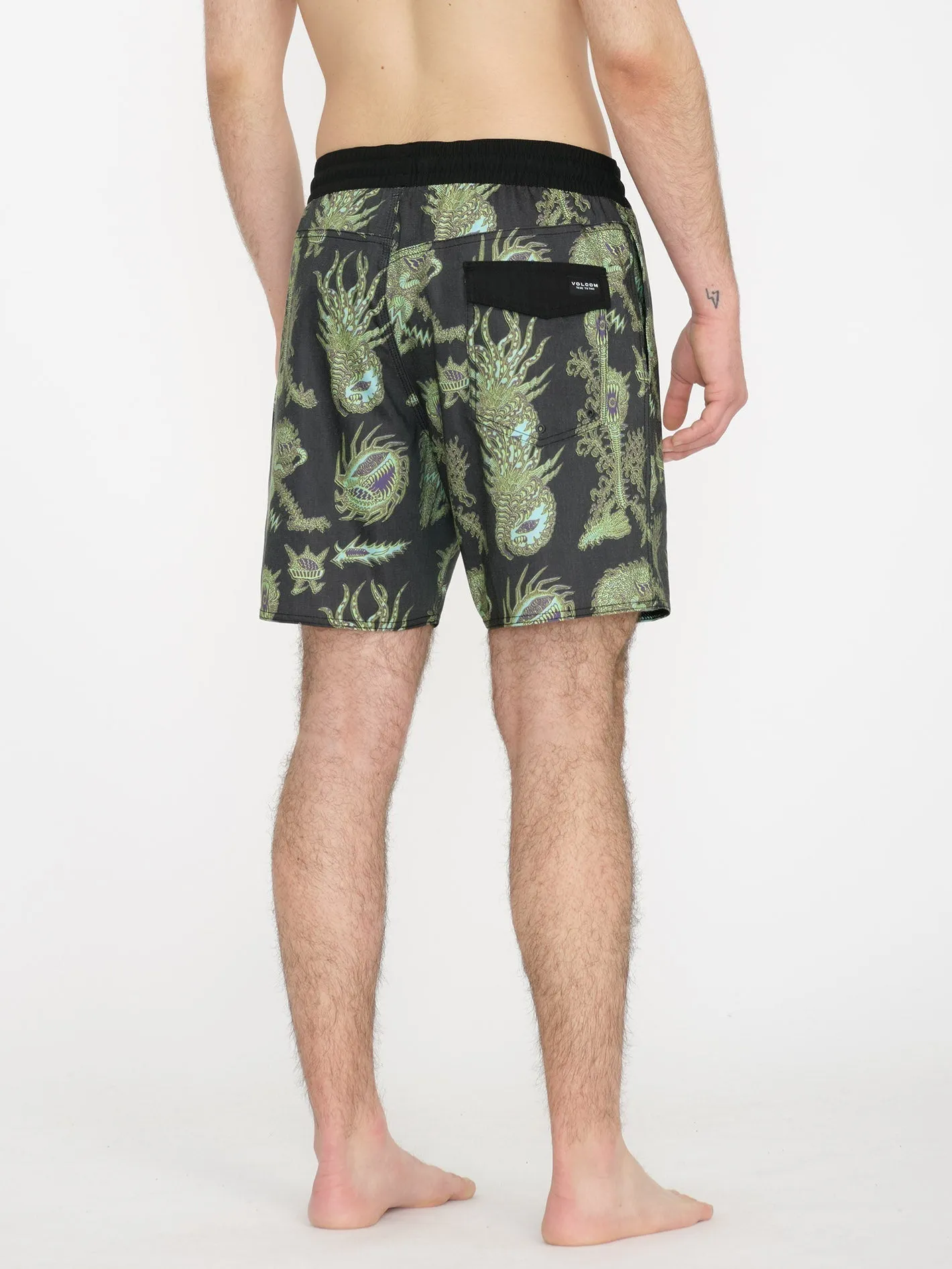 Tetsunori Trunk 17" Boardshort - BLACK