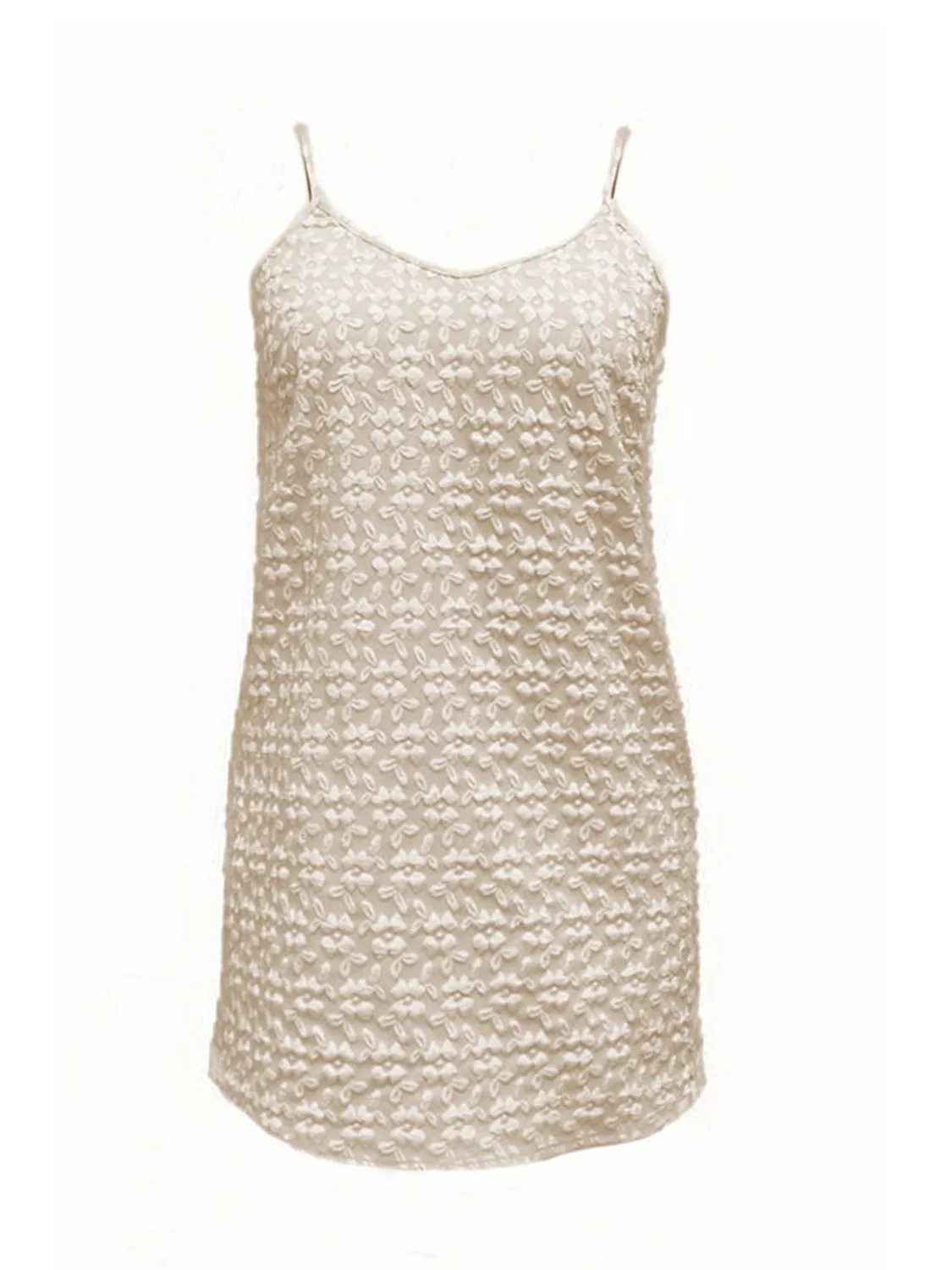 Textured Cami Dress and Long Sleeve Cardigan Set