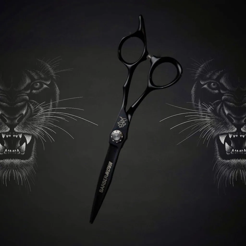 The Black Panther Nova Black Styling Japanese Shear 7 Inches