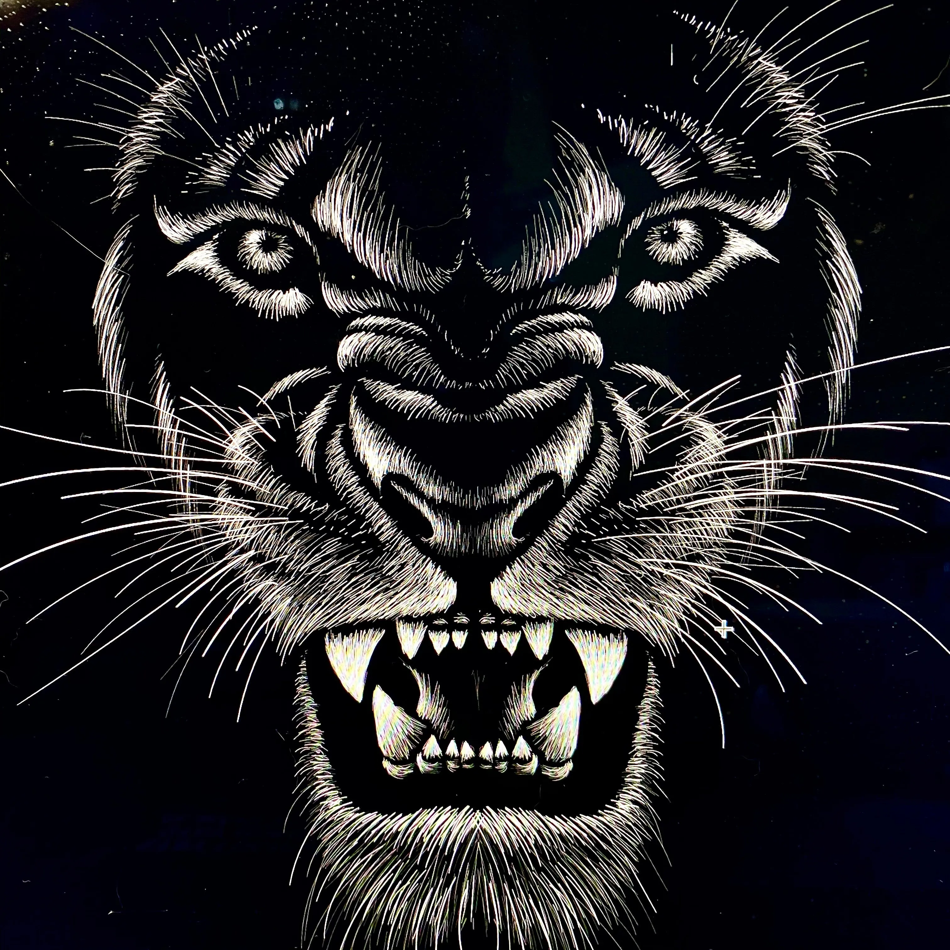 The Black Panther Nova Black Styling Japanese Shear 7 Inches